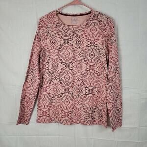 Croft & Barrow‎ Womens Muticolor Cotton Crew Neck Basic T Shirt Size Small